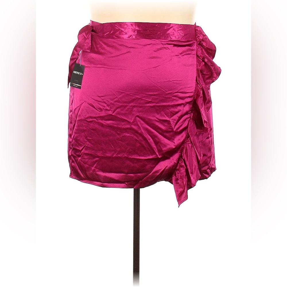 Forever 21 Pink Wrap Skirt 3X